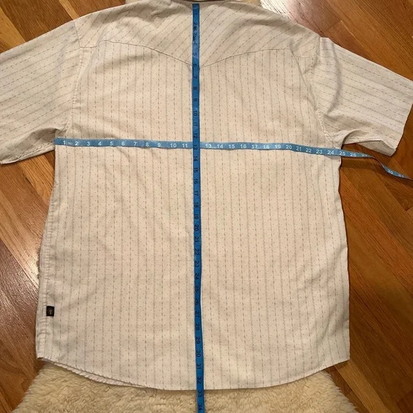 Howler Bros striped cotton-poly blend western pearl snap shirt - Picture 12 of 12